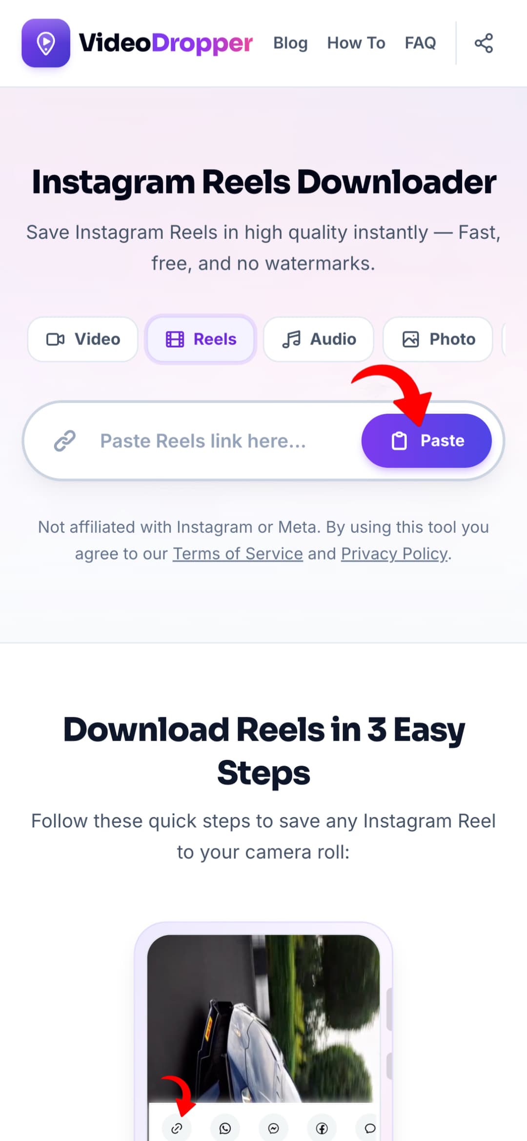 Paste the Link